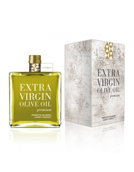 Glamour range 500 ml and case. Premium Extra Virgin Olive Oil. Ecological Variety