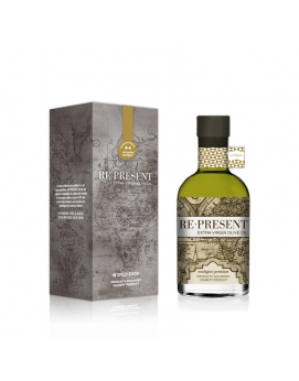 EVOO Re-Present Premium 200 ml, with case. Ecological Variety